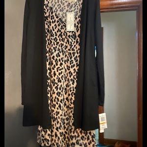 Wallflower Dress and cardigan